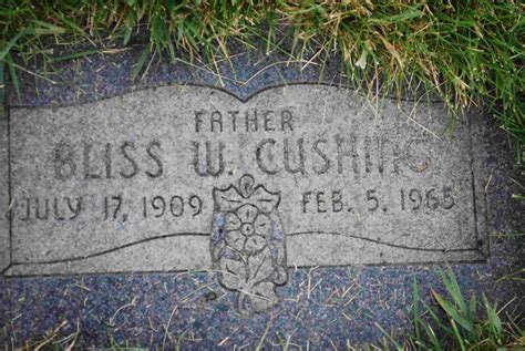 Bliss William Cushing 1909 1965 Find A Grave Memorial