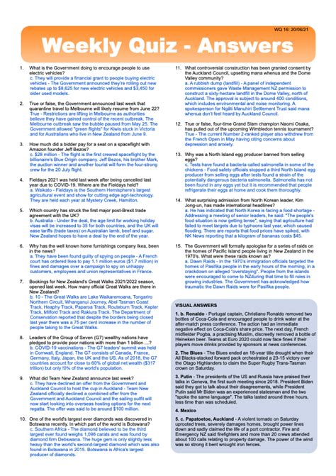Weekly Quiz Classroom Solutions Worksheets Library