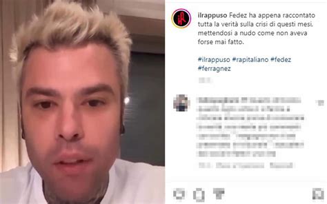 Fedez Racconta La Malattia Cos Il Rebound La Conseguenza Che Lo Ha