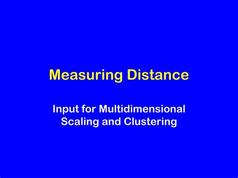 measuring distance powerpoint    id