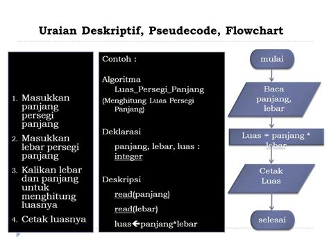 Detail Contoh Pseudocode Dan Flowchart Koleksi Nomer 36