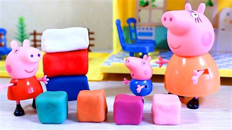 Свинка Пеппа. Видео для детей. Мама свинка учит Пеппу и Джорджа ...
