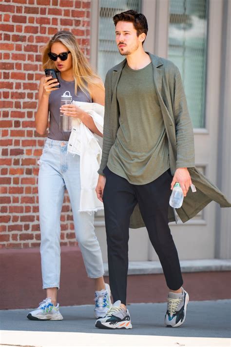 ROMEE STRIJD and Laurens Van Leeuwen Out in New York 07/29/2019