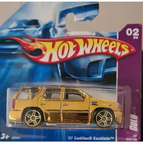 Hot Wheels Gold Cadillac Escalade Universo Hot Wheels