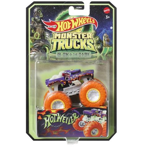 Hot Wheels Monster Trucks Hotweiler Auto Svietiace V Tme Mattel Objedna N Kup Lacn Ceny