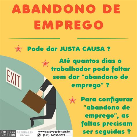 Quantos Dias E Considerado Abandono De Emprego - ABANDONO DE EMPREGO: APÓS QUANTOS DIAS DE FALTA O EMPREGADO PODE SER ...