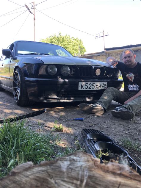 Широкая морда и багажник установлены — BMW 5 series (E34), 2,5 л, 1994 ...