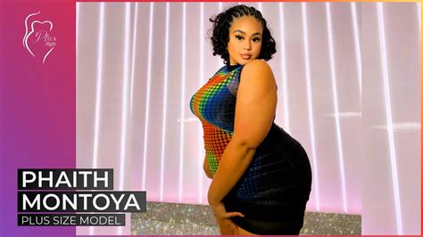 Phaith Montoya Plus Size Model Bio Body Measurements Age Height