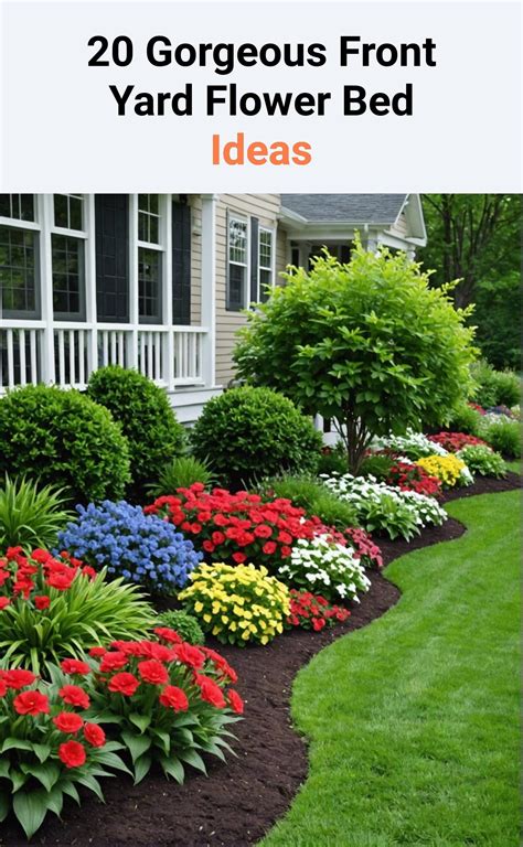 20 Gorgeous Front Yard Flower Bed Ideas – ToolzView