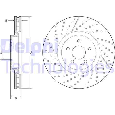 X Delphi Bremsscheiben Mm Bel Ftet Vorne Passend F R Mercedes Benz Cla