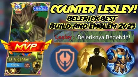 Counter Lesley Build Belerick Tersakit Dan Terkuat Belerick Best