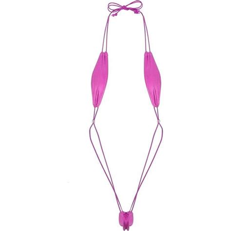 Femme Sexy Micro String Bikini Bresilien Body Lingerie Piece Maillot De Bain Sling Shot Femme