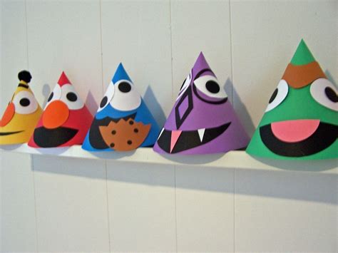 Sesame Street Party Hats Set of 6