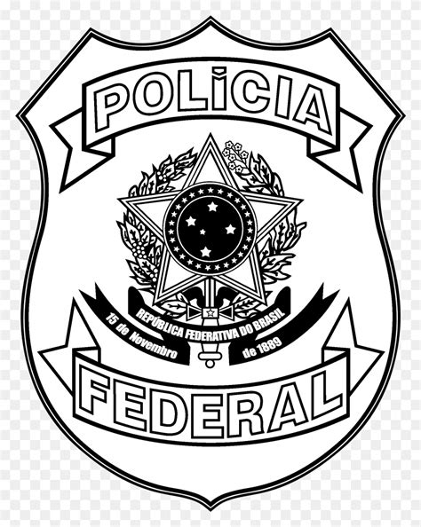 Policia Federal Logo Black And White Policia Federal Symbol Trademark