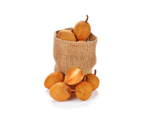 Premium Photo Sapodilla Isolated On The White Background
