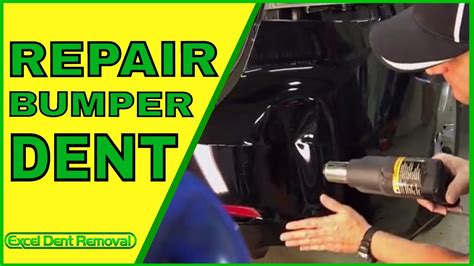 Bumper Dent Repair How To Remove A Dent In A Plastic Bumper Youtube