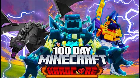 เอาชวตรอด 100 วน พชต3บอสสดโหด HARDCORE Minecraft ฉบบรวมบอส