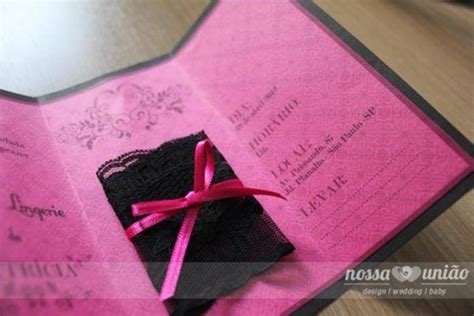Convites Surpreendentes para Chá de Lingerie