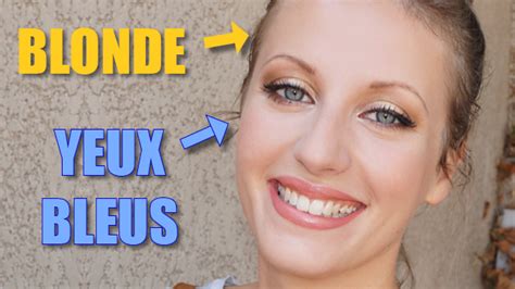 Tuto Maquillage Blonde Yeux Bleus Cola S Hood