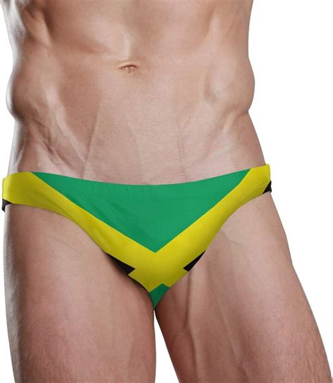 Zzkko Men Swim Brief Bikini Jamaica Flag Beach Bikini For Men Swim Underwear Large Shopstyle
