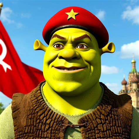 Shrek Is A Communist — Image Created In Shedevrum Shrek Is A Communist — Image Created In Shedevrum