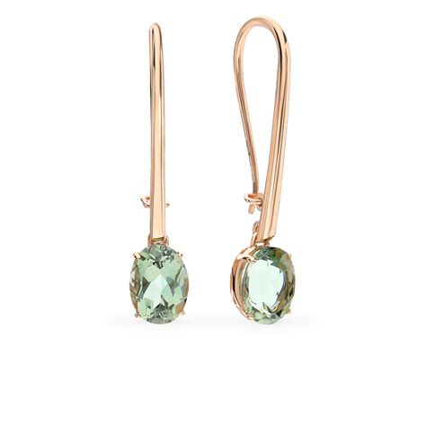 Золотые серьги с аметистом | Золотые серьги, Серьги, Аметист