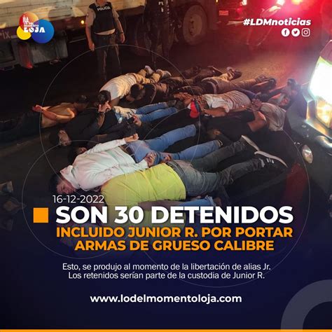 30 individuos detenidos en ataque tras la liberación un cabecilla de