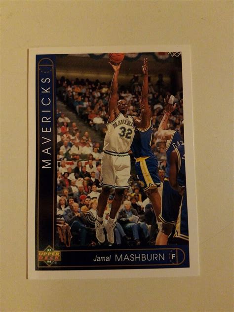 1993 94 Upper Deck Jamal Mashburn RC 352 Dallas Mavericks Rookie EBay