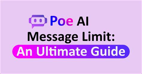 Poe AI Message Limit: An Ultimate Guide - NetworkBuildz