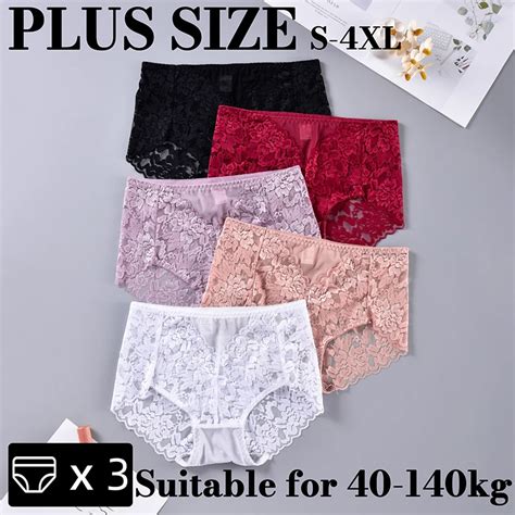 Calcinhas De Renda Cintura Alta Para Mulheres Lingerie Sexy Lingerie Atrevida Ntimas Plus Size S