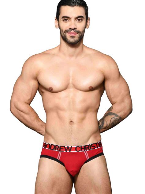 Brief Almost Naked Cotton RED M AC RED M