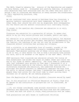 Sex Ed Classroom PDF