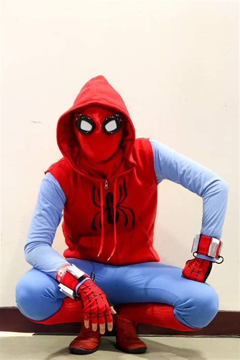 Peter Parkers Homemade Spider Man Suit Costume Artofit