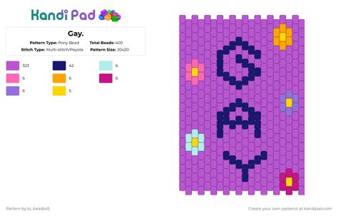 Gay Pony Bead Pattern Kandi Pad Kandi Patterns Fuse Bead Patterns