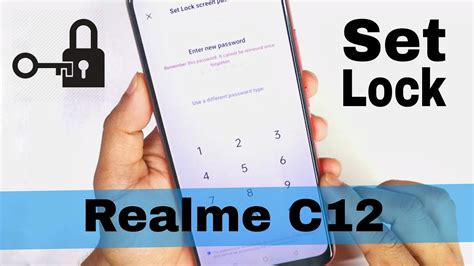 How To Set Lock Screen Password In Realme C Youtube