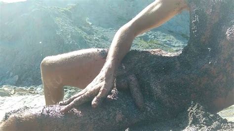 I Get Muddy And Do Nudism On A Virgin Beach In Front Of A Gay Couple Pornhub