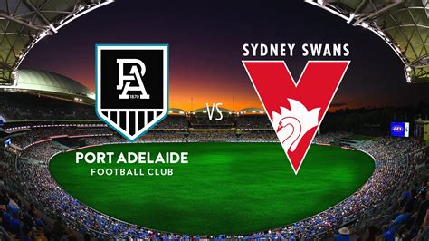 Afl Women S Premiership Football Port Adelaide Power Vs Sydney Swans