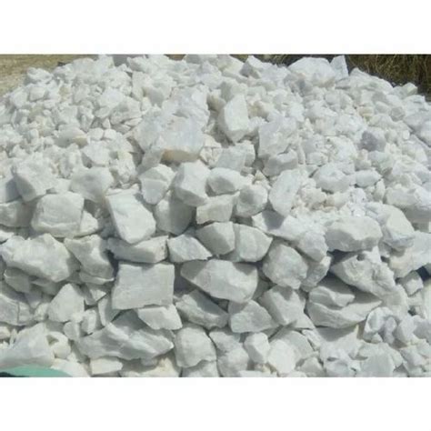 Solid White Potash Feldspar Lumps Packaging Type Jumbo Bags