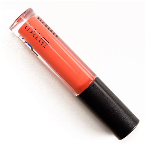 Mac Morange Lipglass Review Swatches