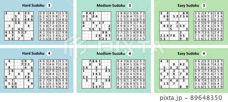 Collection Sudoku Game With Answers Different Pixta