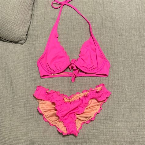 Victorias Secret Hot Pink Bikini Gem