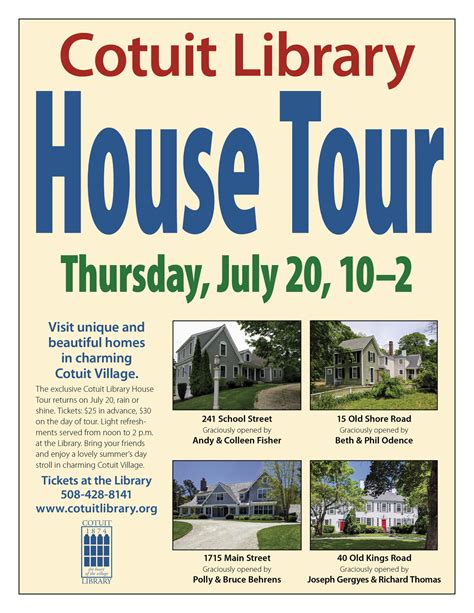 Library Benefit House Tour Today | BarnstablePrecinct7
