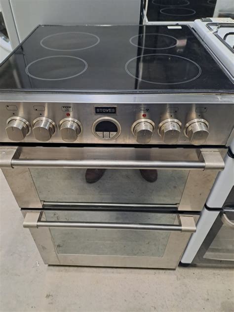 Stoves Sterling E Cm Electric Cooker Twin Cavity Double