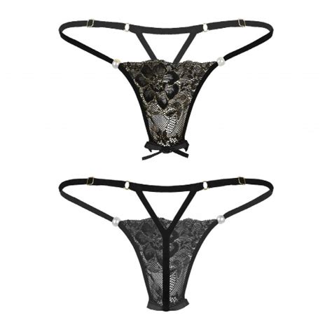Sexy Man Erotic Lingerie Sissy Gay Underwear See Through Sheer Lace Crotchless Thongs Briefs