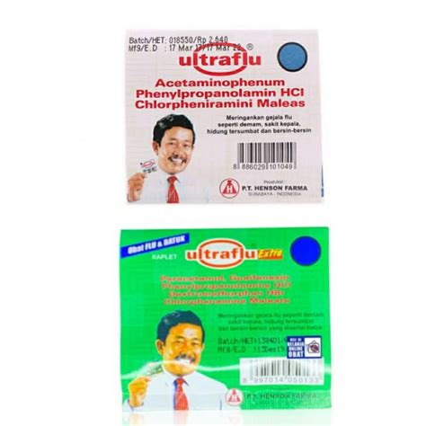 Jual 4 Kaplet Obat Batuk Dan Flu Ultraflu Ultraflu Extra Shopee