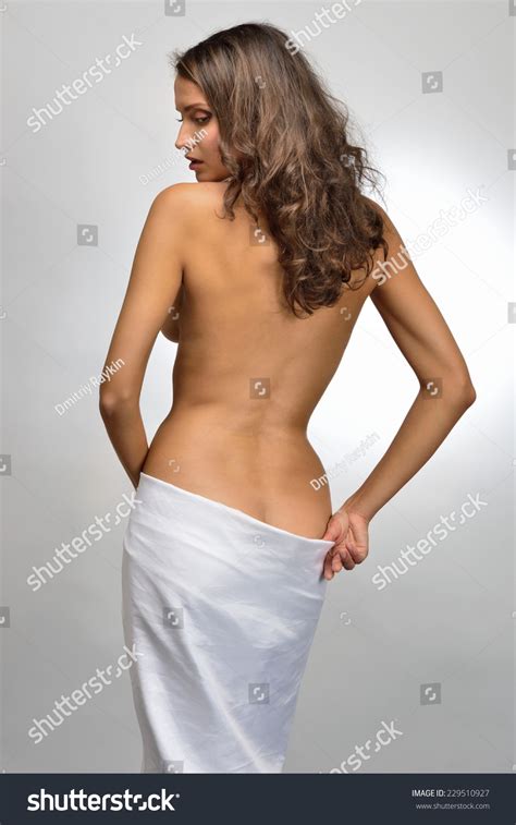 Torso Portrait Beautiful Naked Woman White Stock Photo 229510927 Shutterstock