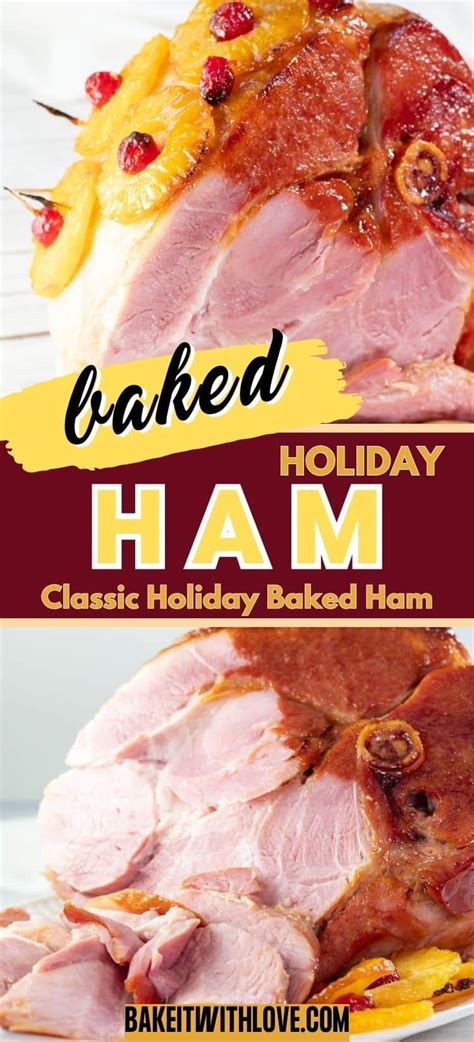 Best Baked Holiday Ham With Brown Sugar Glaze And Pineapple Bake It