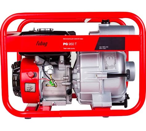 Мотопомпа для сильнозагрязненной воды FUBAG PG 950T 838246 - выгодная ...