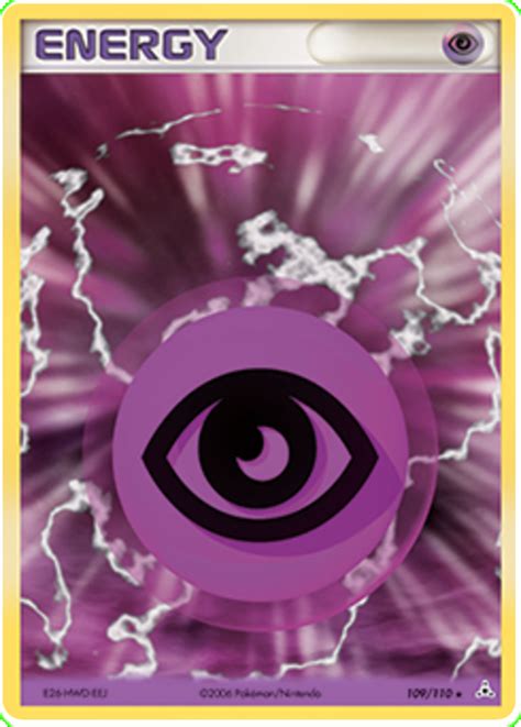 Psychic Energy EX Holon Phantoms 109 Pokemon Card