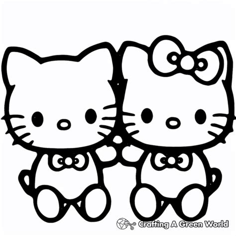 Baby Hello Kitty Coloring Pages - Free & Printable!